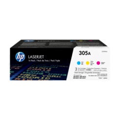 HP 305A originele cyaan/magenta/gele LaserJet tonercartridge, 3-pack - Afbeelding 2