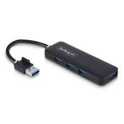 StarTech.com 4-Port USB-A Hub, 5Gbps, Bus Powered, Compacte Travel Mini USB Hub, Multi-Port USB 3.0 Splitter, Draagbare USB Hub, Overspanningsbeveiliging (OCP) - Afbeelding 2