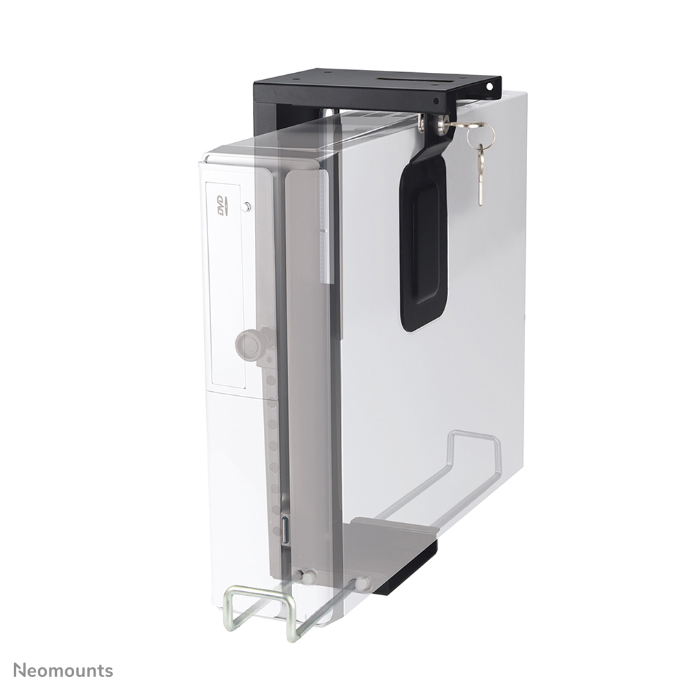 Neomounts CPU-D075BLACK/LK CPU houder - vergrendelbaar - max 10 kg - universeel - Afbeelding 2