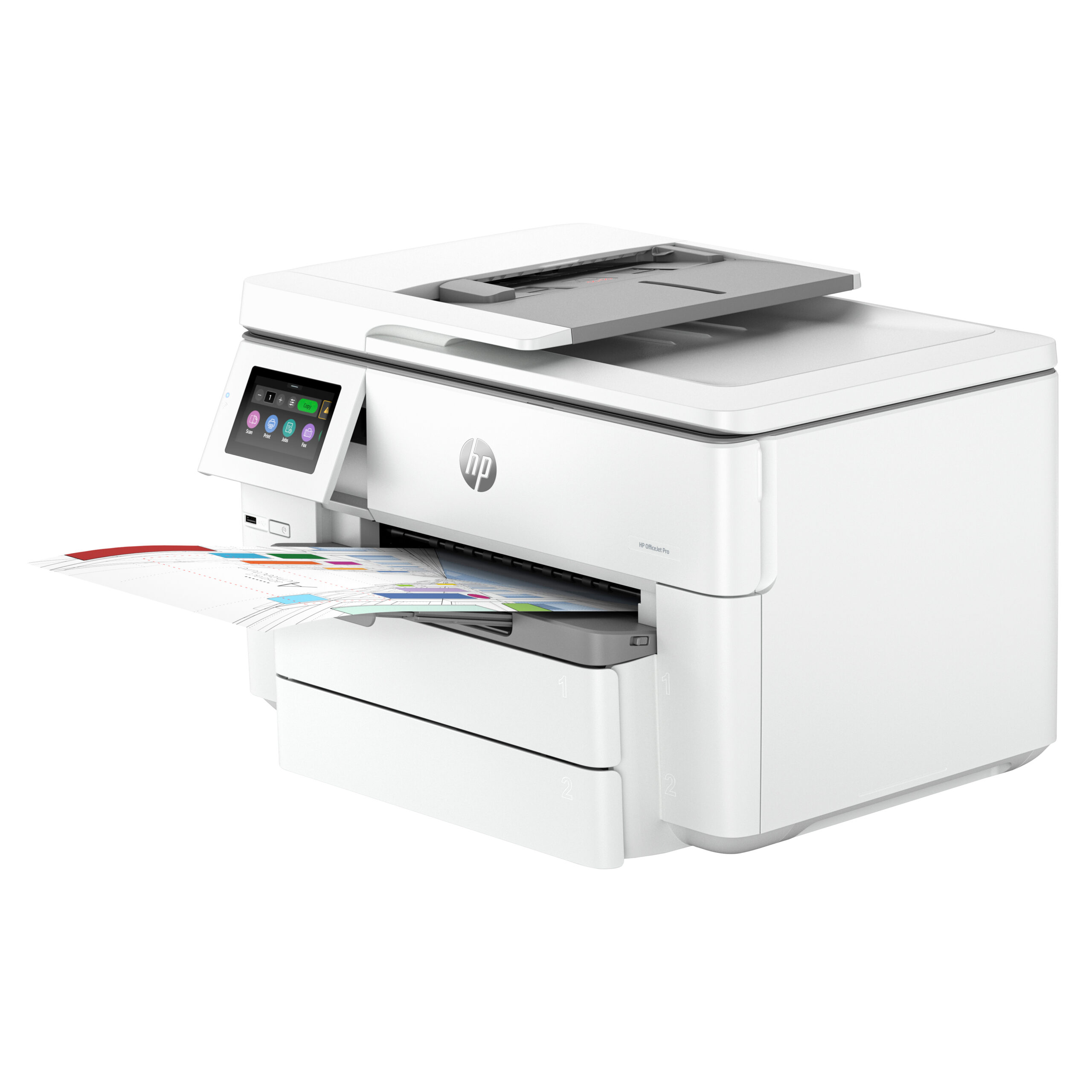 HP OfficeJet Pro 9730e Draadloos All-in-One Kleur Printer, Instant Ink; Dubbelzijdig printen - Afbeelding 4