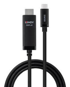 Lindy 43434 video kabel adapter 2 m USB Type-C HDMI Zwart - Afbeelding 6