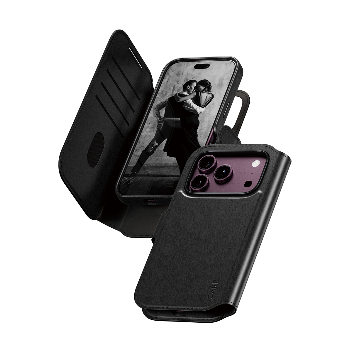 PanzerGlass CARE™ by ® Tango 2-in-1 Wallet Case Black w. MagSafe iPhone 2026 Pro | 17 Pro mobiele telefoon behuizingen Hoes Transparant - Afbeelding 2