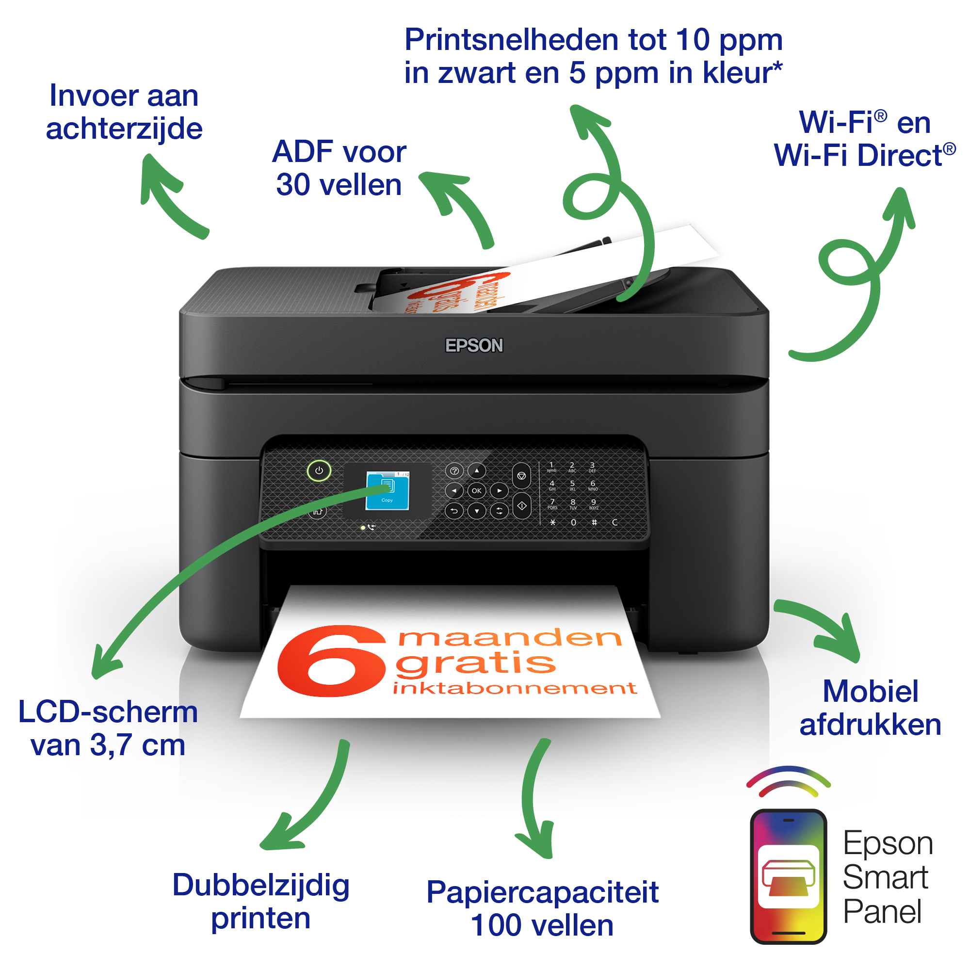 Epson WorkForce WF-2930DWF - Afbeelding 3