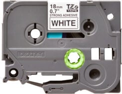 Brother TZE-S241 labelprinter-tape Zwart op wit TZ - Afbeelding 3