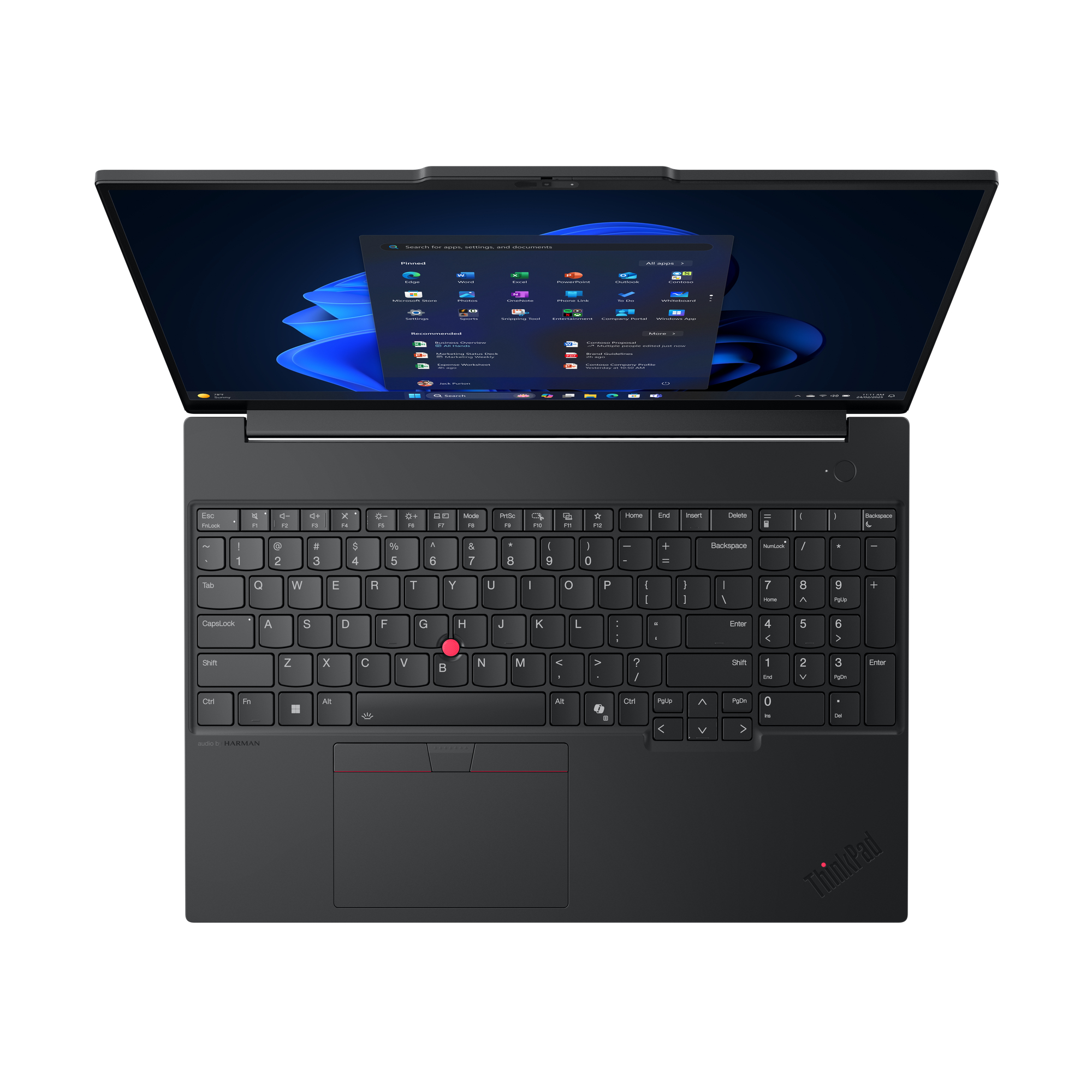 Lenovo ThinkPad E16 Gen 3 (Intel) Copilot+ PC Intel Core Ultra 5 226V Laptop 40,6 cm (16") WUXGA 16 GB LPDDR5x-SDRAM 512 GB SSD Wi-Fi 6E (802.11ax) Windows 11 Pro Zwart Engels - Afbeelding 5