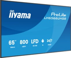 iiyama LH6566UHSB-B1AG beeldkrant Digitale signage flatscreen 165,1 cm (65") LCD Wifi 800 cd/m² 4K Ultra HD Zwart Type processor Android 24/7 - Afbeelding 4