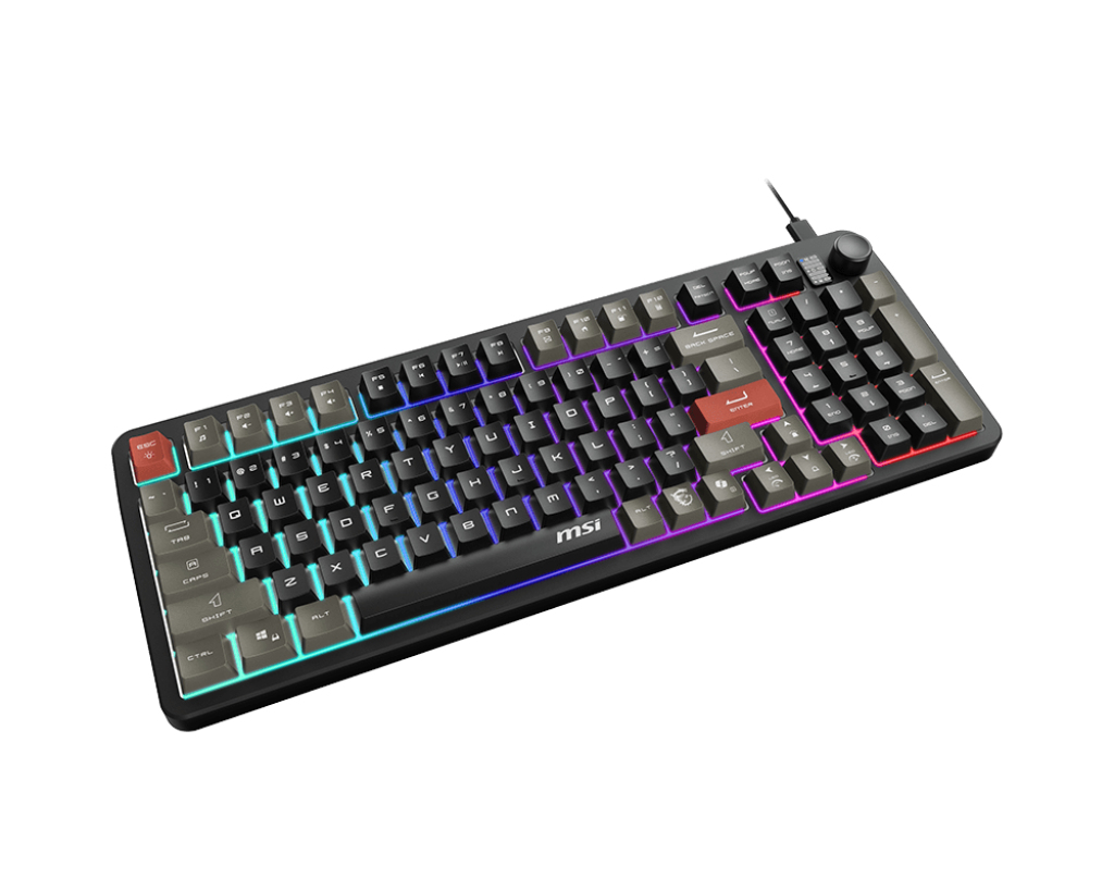 MSI FORGE GK110 toetsenbord Gamen USB QWERTY Amerikaans Engels Zwart - Afbeelding 3