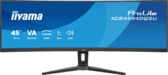 iiyama ProLite XCB4594DQSU-B1 computer monitor 113 cm (44.5") 5120 x 1440 Pixels Dual QHD LED Zwart