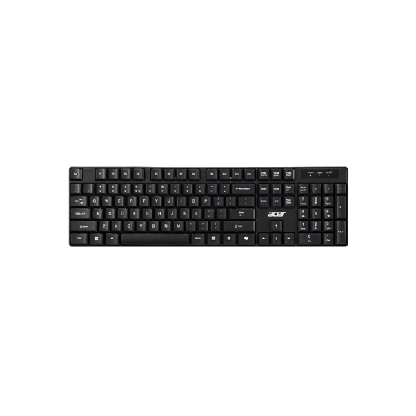 Acer GP.ACC11.03M toetsenbord Inclusief muis Thuis/Werk RF Draadloos Zwart, Grijs - Afbeelding 5