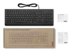Lenovo 4Y41R64667 toetsenbord Thuis/Werk USB Frans, Duits Zwart - Afbeelding 4