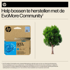 HP 937e EvoMore originele cyaan inktcartridge - Afbeelding 5