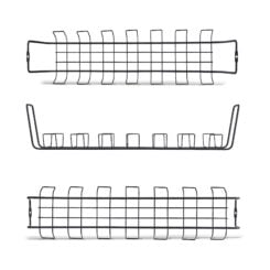 StarTech.com Kabelmanagement Tray voor Onder Bureau, 61,5cm Lang, Metalen Kabelgoot, Schroefmontage, Metaal, Zwart, TAA - Afbeelding 3