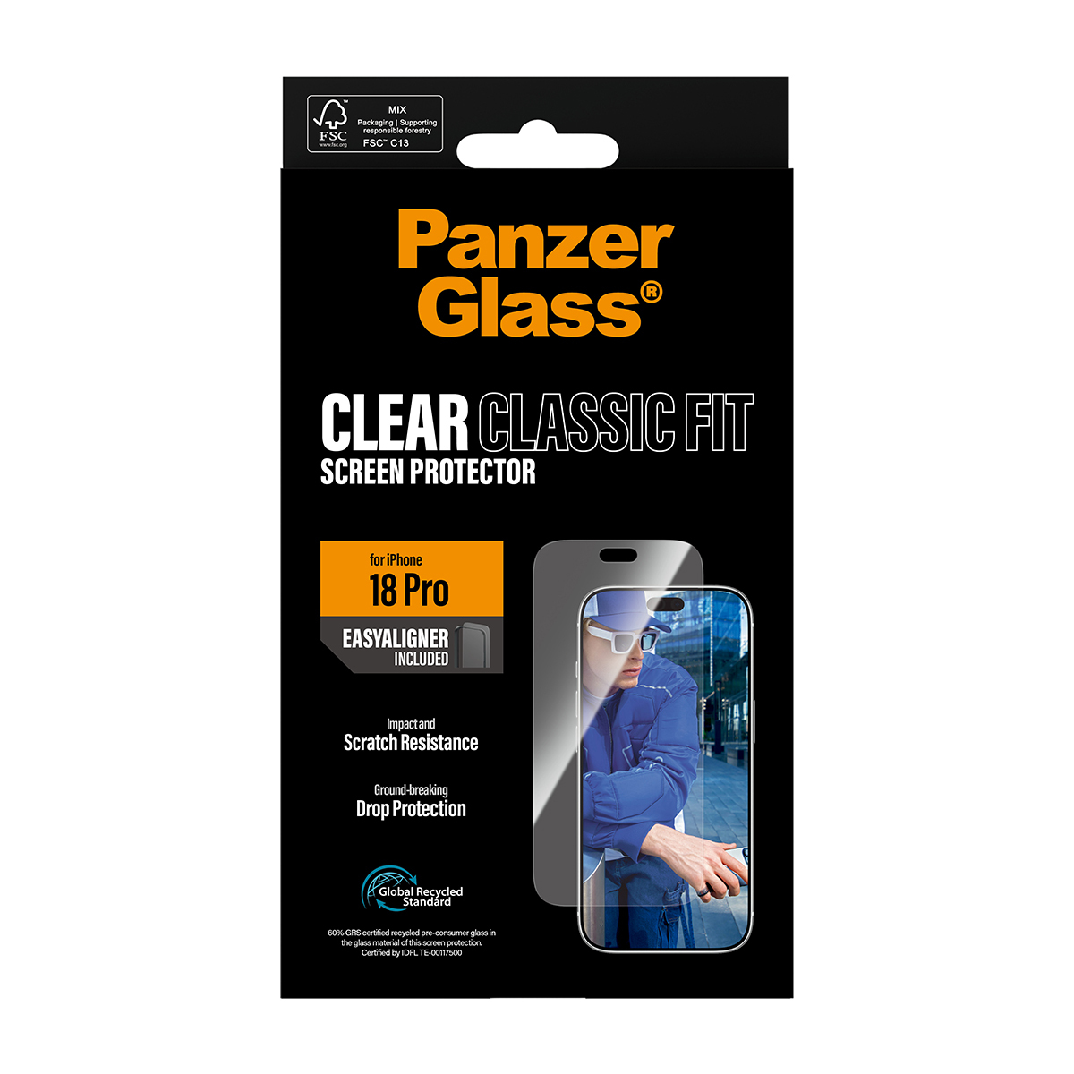 PanzerGlass ® Screen Protector iPhone 2026 Pro | Classic fit w. EasyAligner Doorzichtige schermbeschermer 1 stuk(s) - Afbeelding 4