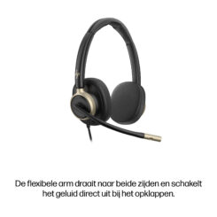 HP Poly Mission 825 Stereo USB Wired Headset - Afbeelding 5