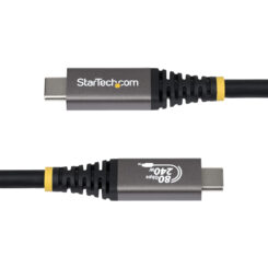 StarTech.com 1,5m USB4 Kabel, 80Gbps, USB-IF Gecertificeerde USB-C Kabel, 240W PD, 8K 120Hz/4K 240Hz, DP2.1, DP80, Thunderbolt 4 Compatibel, USB Type-C Kabel - Afbeelding 4