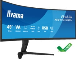 iiyama ProLite XCB4994DQSU-B1 computer monitor 124,5 cm (49") 5120 x 1440 Pixels Dual QHD LCD Zwart - Afbeelding 4