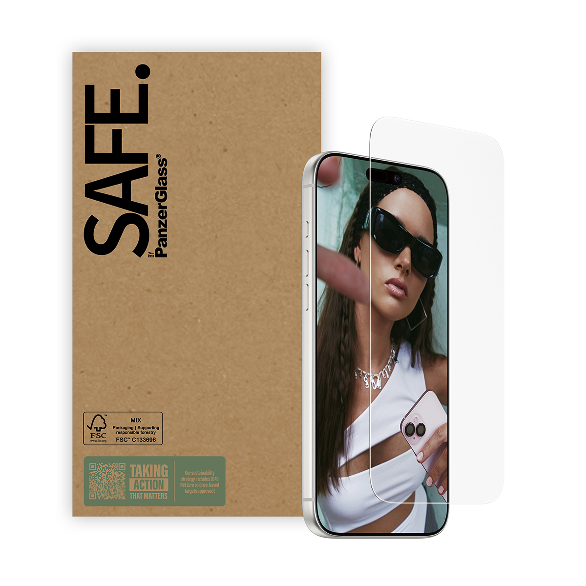 PanzerGlass SAFE. by ® Screen Protector iPhone 17 Pro Max | 16 Pro Max | Ultra-Wide Fit | Bulk Doorzichtige schermbeschermer Apple 10 stuk(s) - Afbeelding 6