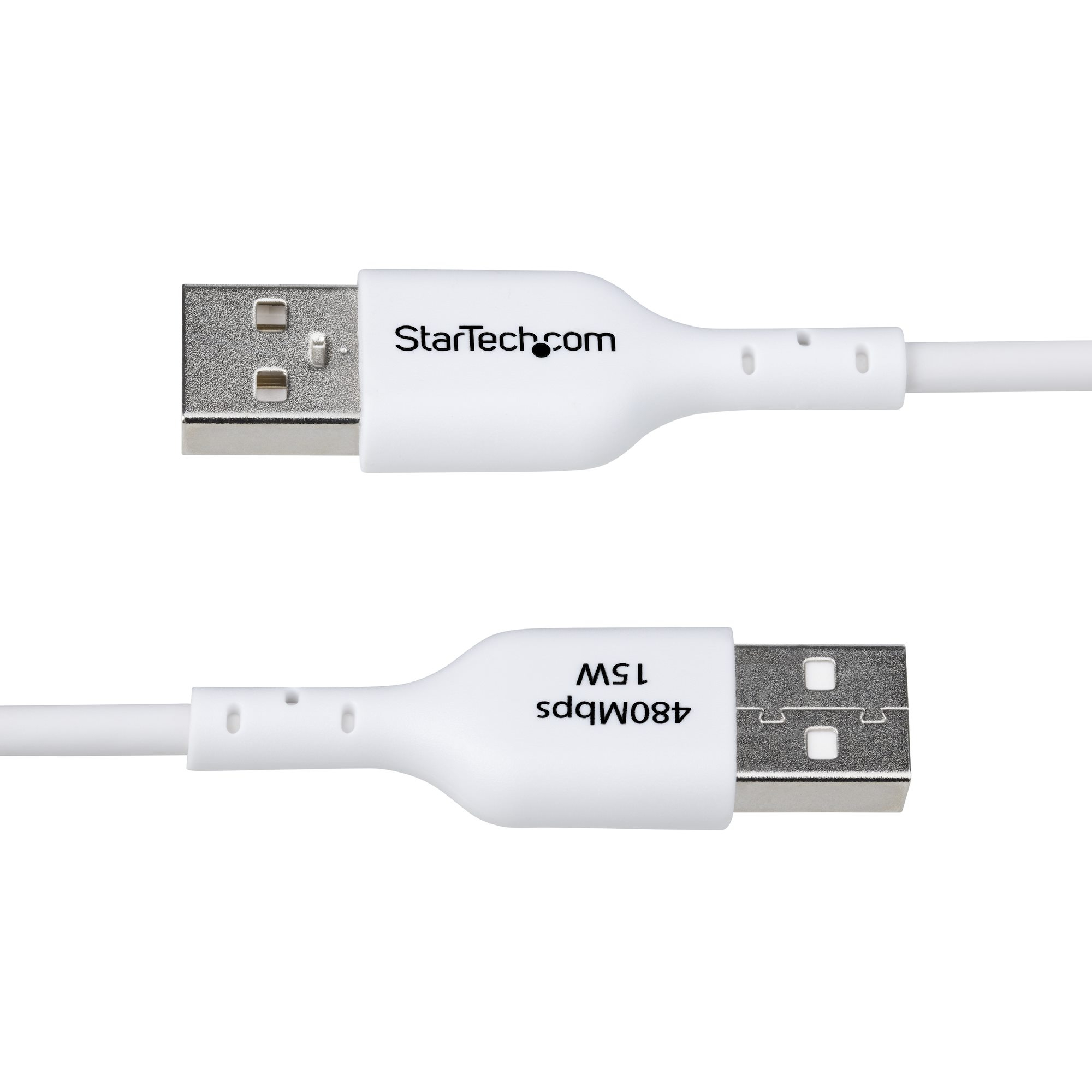 StarTech.com 1m USB-A naar USB-C Laadkabel, USB-A naar USB Type-C Oplaadkabel, Opladen & Synchroniseren, 3A Fast Charge, USB 2.0 Data Transfer Kabel, TPE Mantel, Wit - Afbeelding 5