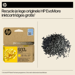 HP 937e EvoMore originele gele inktcartridge - Afbeelding 3