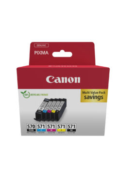 Canon 0372C006 inktcartridge 5 stuk(s) Origineel Zwart, Cyaan, Magenta, Geel - Afbeelding 2