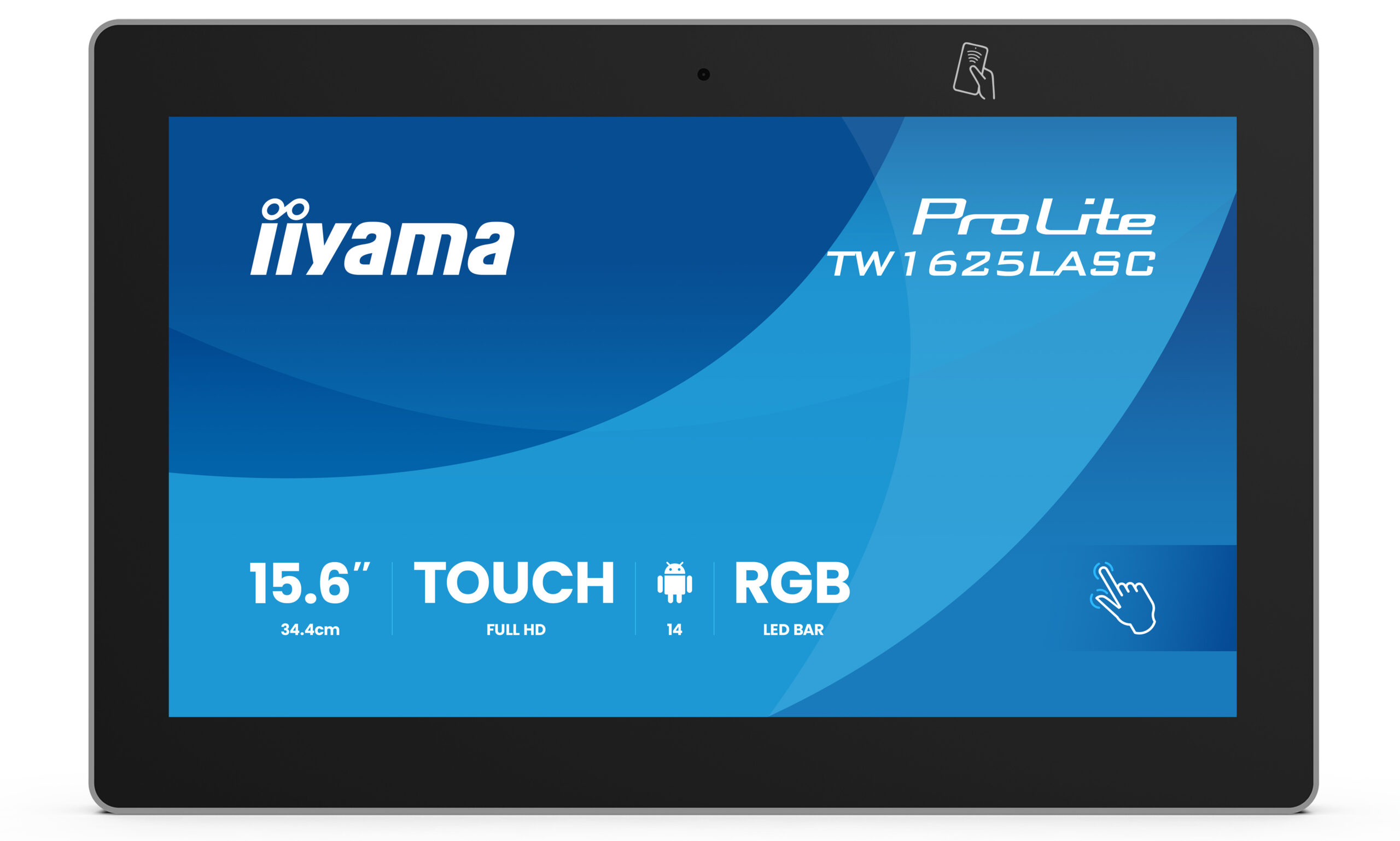 iiyama TW1625LASC-B3PNR scherm voor vergaderzalen 39,6 cm (15.6") 1920 x 1080 Pixels LED Wi-Fi 6 (802.11ax), Wi-Fi 5 (802.11ac), Wi-Fi 4 (802.11n), 802.11g, 802.11a, 802.11b Zwart Bluetooth - Afbeelding 6