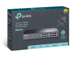 TP-Link TL-SG1016PE Managed L2 Gigabit Ethernet (10/100/1000) Power over Ethernet (PoE) 1U Zwart - Afbeelding 5