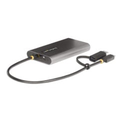 StarTech.com USB-C naar Dual-HDMI Adapter, USB-C of A naar 2x HDMI, 4K 60Hz, 100W Power Delivery Pass-Through, 30cm Ingebouwde Kabel, USB naar HDMI Multi-Monitor Converter voor Laptop - Afbeelding 3