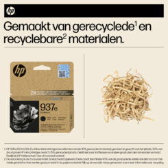 HP 937e EvoMore originele zwarte inktcartridge - Afbeelding 5