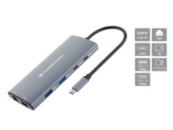 Conceptronic DONN06G Bedraad USB 3.2 Gen 1 (3.1 Gen 1) Type-C Grijs - Afbeelding 3