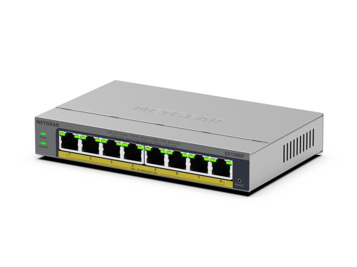 NETGEAR GS108EP Managed L2/L3 Gigabit Ethernet (10/100/1000) Grijs - Afbeelding 4