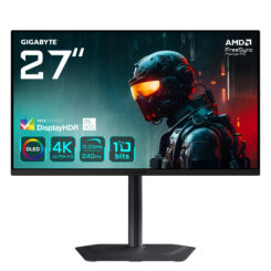 GIGABYTE MO27U2 OLED 4K UHD Gaming Monitor computer monitor 68,6 cm (27") 3840 x 2160 Pixels 4K Ultra HD QD-OLED Zwart