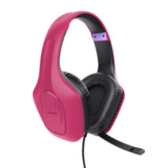 Trust GXT 415P Zirox Gaming Headset - Bedrade gamingheadset – Opklapbare microfoon – 50 mm drivers – Roze - Afbeelding 3