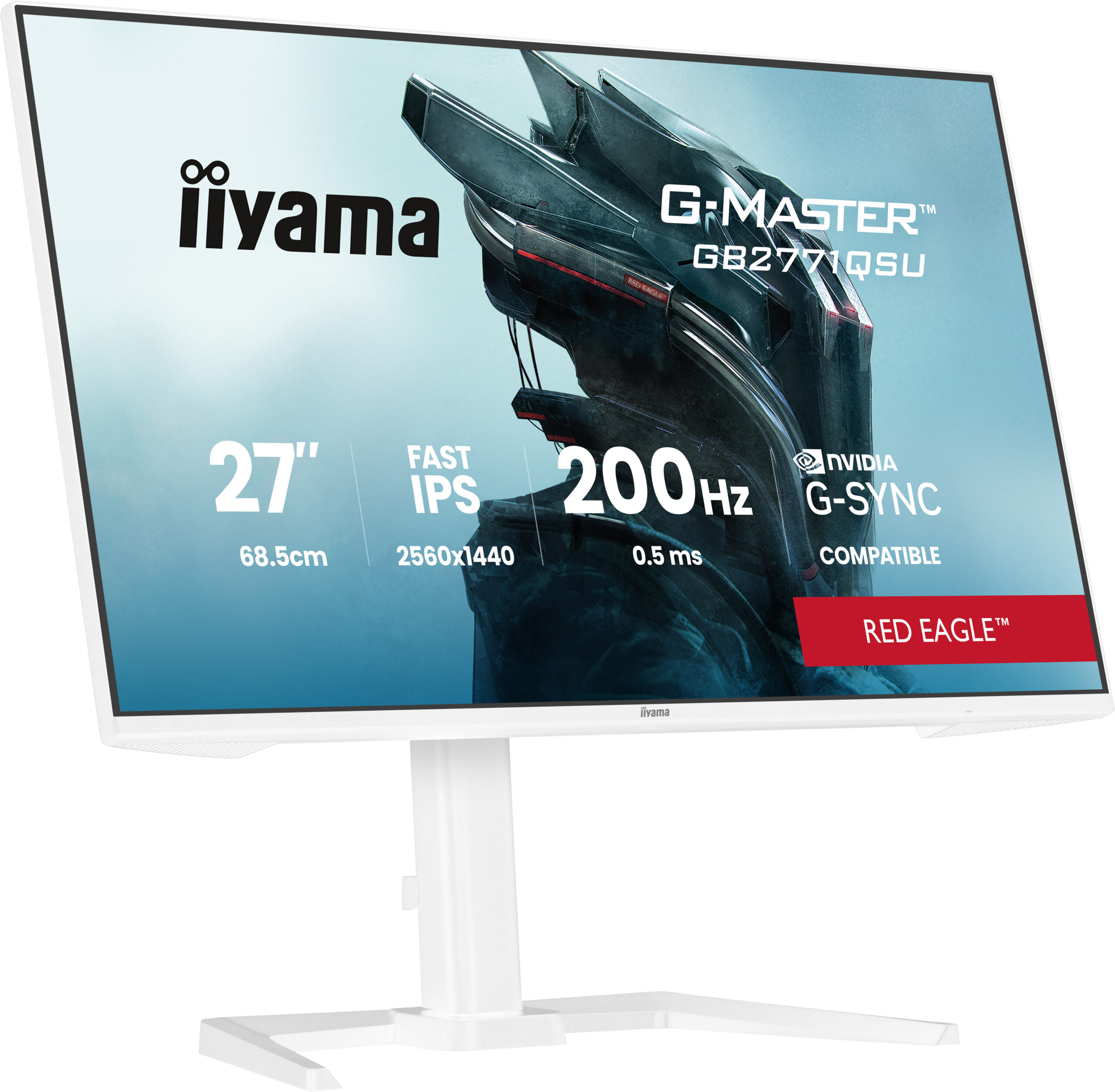 iiyama G-MASTER GB2771QSU-W1 computer monitor 68,6 cm (27") 2560 x 1440 Pixels Wide Quad HD LCD Wit - Afbeelding 6