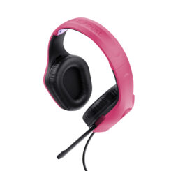 Trust GXT 415P Zirox Gaming Headset - Bedrade gamingheadset – Opklapbare microfoon – 50 mm drivers – Roze - Afbeelding 5
