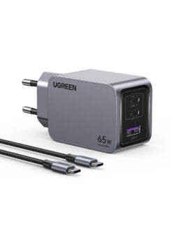 Ugreen 25871 oplader voor mobiele apparatuur Universeel Grijs AC Snel opladen Binnen - Afbeelding 3