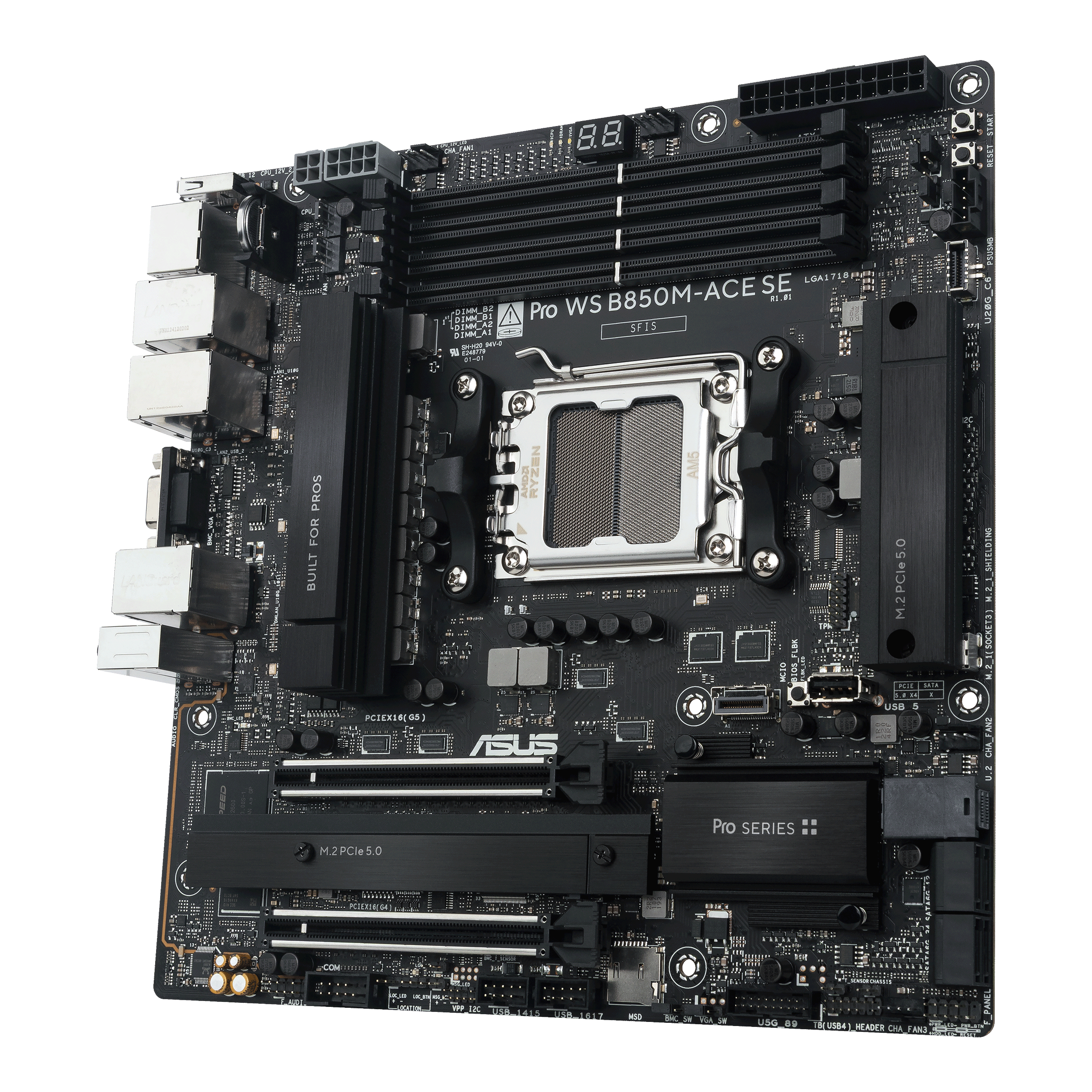 ASUS PRO WS B850M-ACE SE AMD B850 Socket AM5 micro ATX - Afbeelding 5