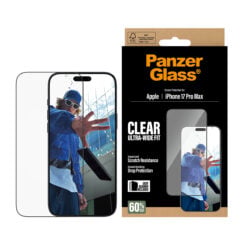 PanzerGlass ® Screen Protector iPhone 17 Pro Max | Ultra-Wide Fit w. EasyAligner Doorzichtige schermbeschermer Apple 1 stuk(s) - Afbeelding 3