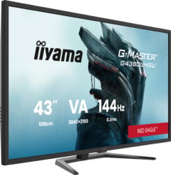 iiyama G-MASTER G4380UHSU-B2 computer monitor 108 cm (42.5") 3840 x 2160 Pixels 4K Ultra HD LED Zwart - Afbeelding 2
