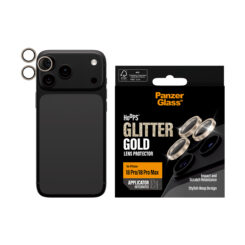 PanzerGlass ® Hoops® Camera Lens Protector Glitter Gold iPhone 2026 Pro | 2026 Pro Max Doorzichtige schermbeschermer 1 stuk(s) - Afbeelding 3
