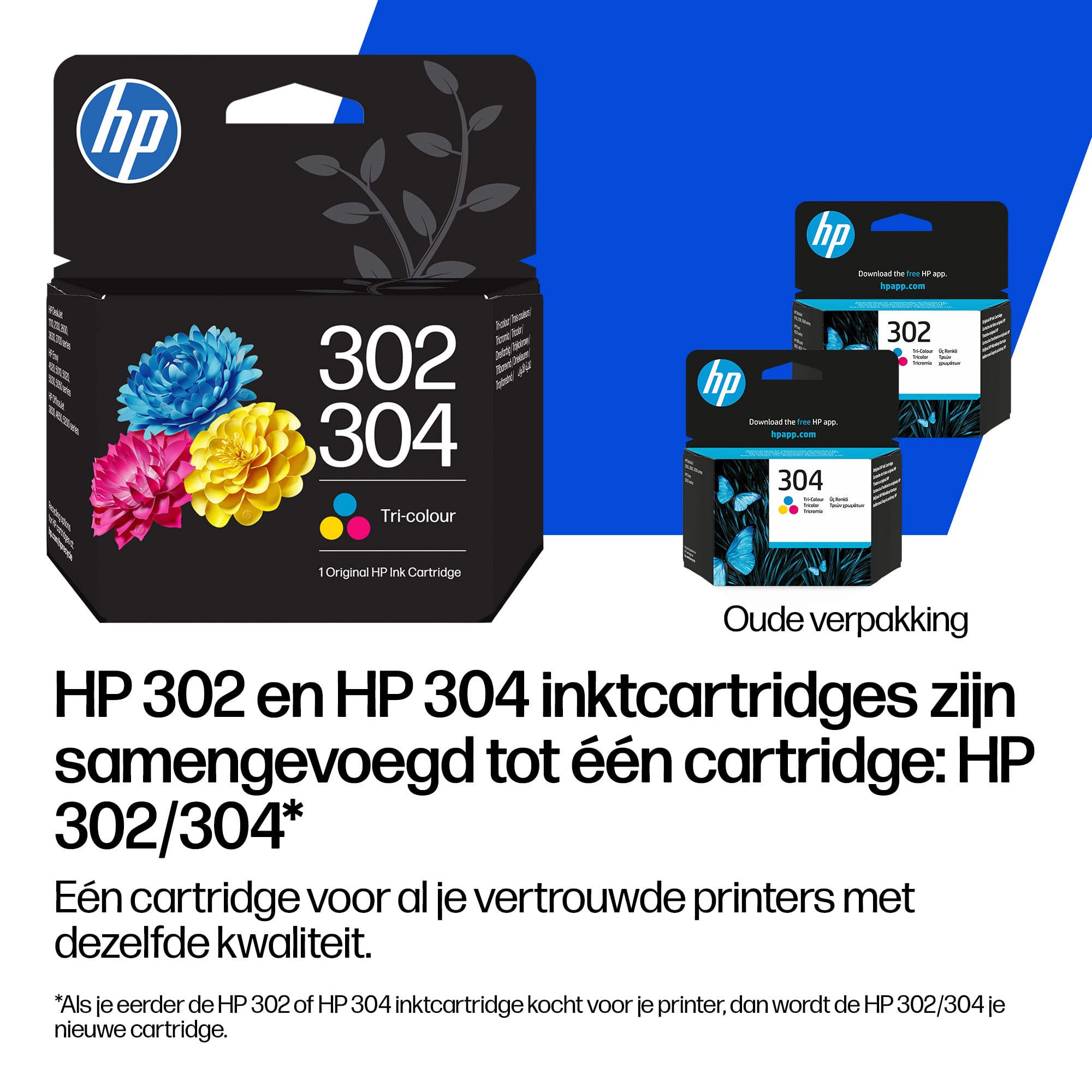 HP 302XL/304XL originele drie-kleuren inktcartridge - Afbeelding 5