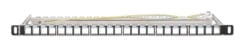 Intellinet 24-poorts afgeschermd leeg patchpanel, 0,5U, 19" keystone high-density ontwerp, uitneembare kabelmanagementbalk, geschikt voor Cat6/Cat6A modules, zwart - Afbeelding 4