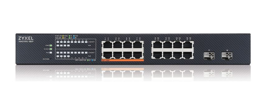 Zyxel XMG1915-18EP Managed L2 2.5G Ethernet (100/1000/2500) Power over Ethernet (PoE) - Afbeelding 2