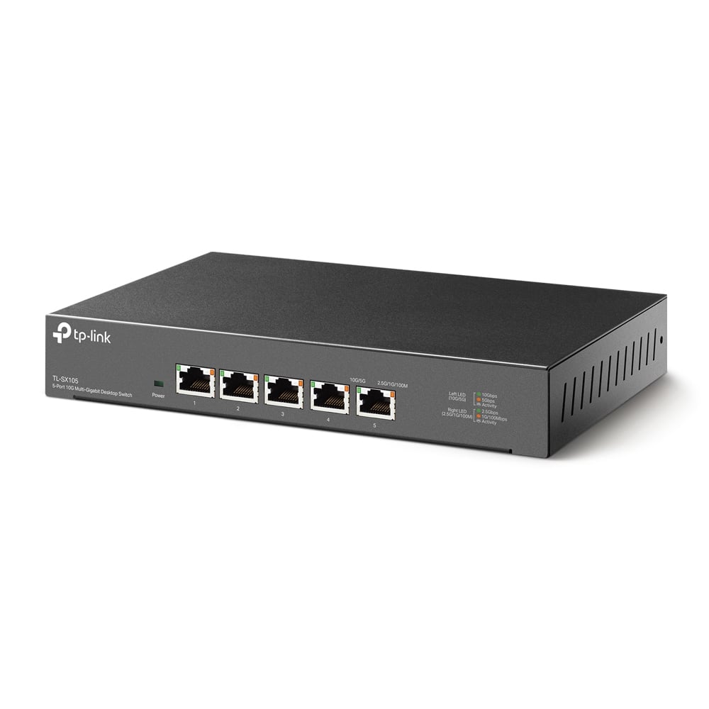 TP-Link TL-SX105 netwerk-switch Unmanaged 10G Ethernet (100/1000/10000) Zwart - Afbeelding 4