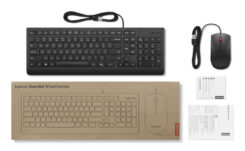 Lenovo KB MICE_BO Essencial WR KBMS GB A1 toetsenbord Inclusief muis Universeel USB Brits Engels Zwart - Afbeelding 5