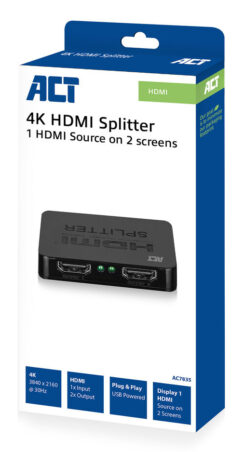 ACT 4K HDMI 1.4 splitter 2 poorts - Afbeelding 4