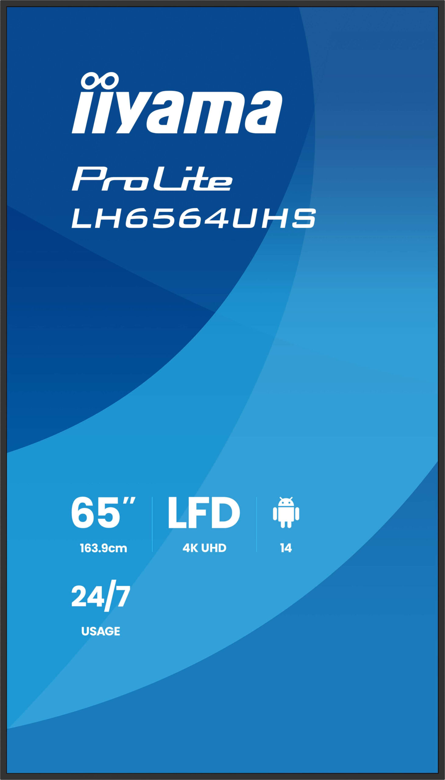 iiyama LH6564UHS-B1AG beeldkrant Digitale signage flatscreen 165,1 cm (65") Wifi 500 cd/m² 4K Ultra HD Zwart Type processor Android 24/7 - Afbeelding 4