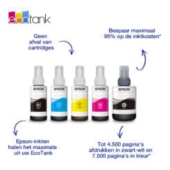 Epson 664 EcoTank inktfles geel - Afbeelding 6