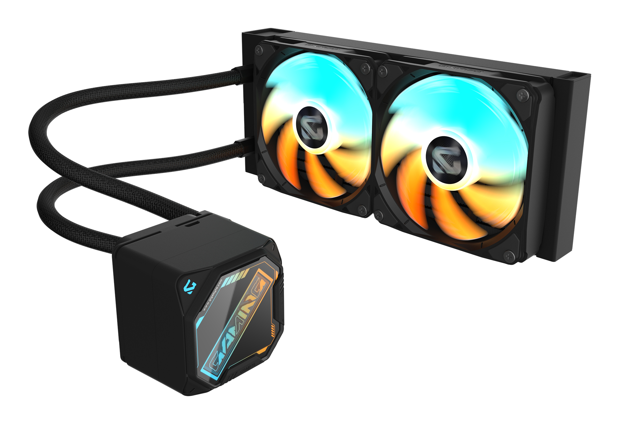 GIGABYTE GAMING 240 Processor Alles-in-één vloeistofkoeler 12 cm Zwart - Afbeelding 3