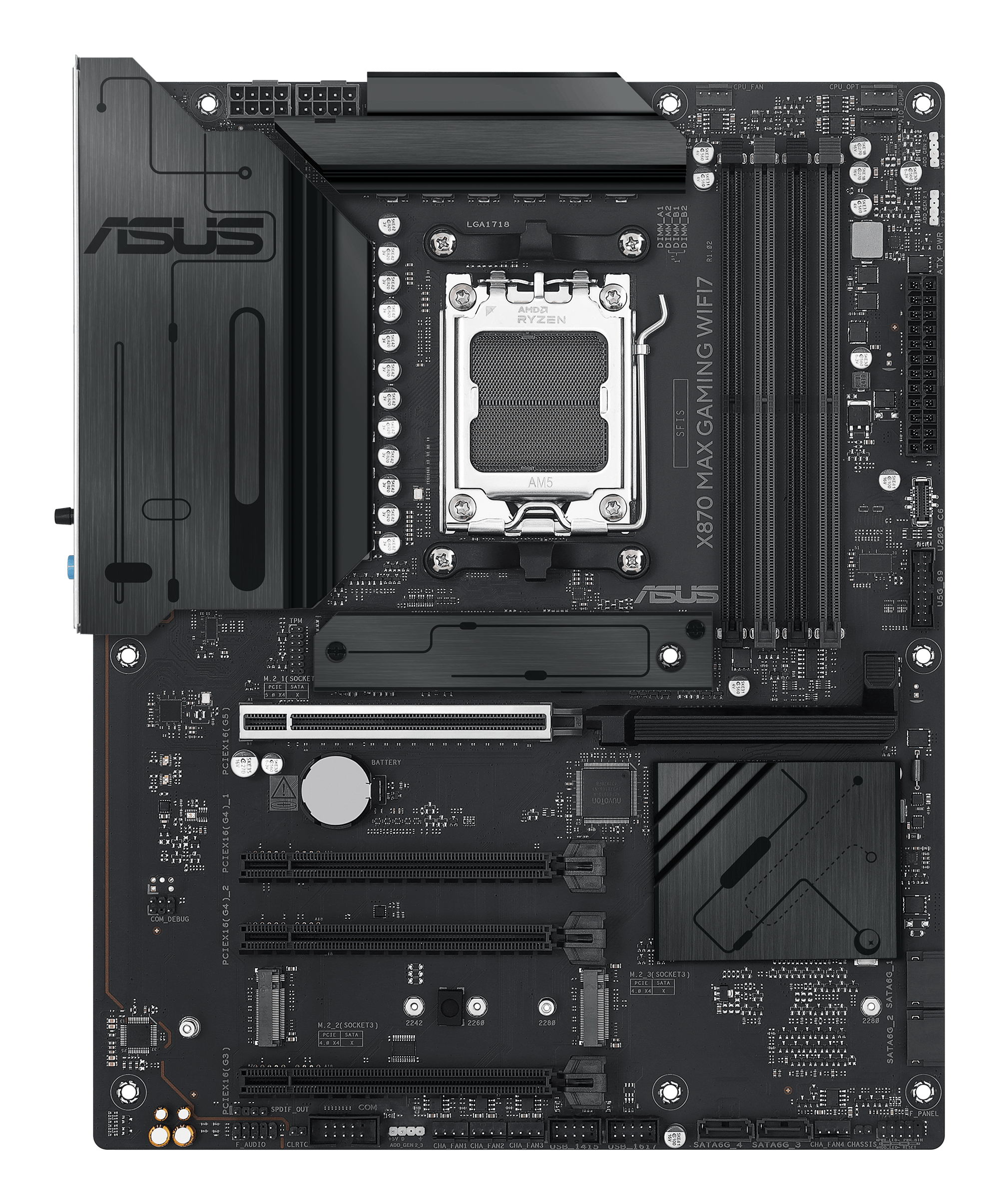 ASUS X870 MAX GAMING WIFI7 AMD X870 Socket AM5 ATX - Afbeelding 4