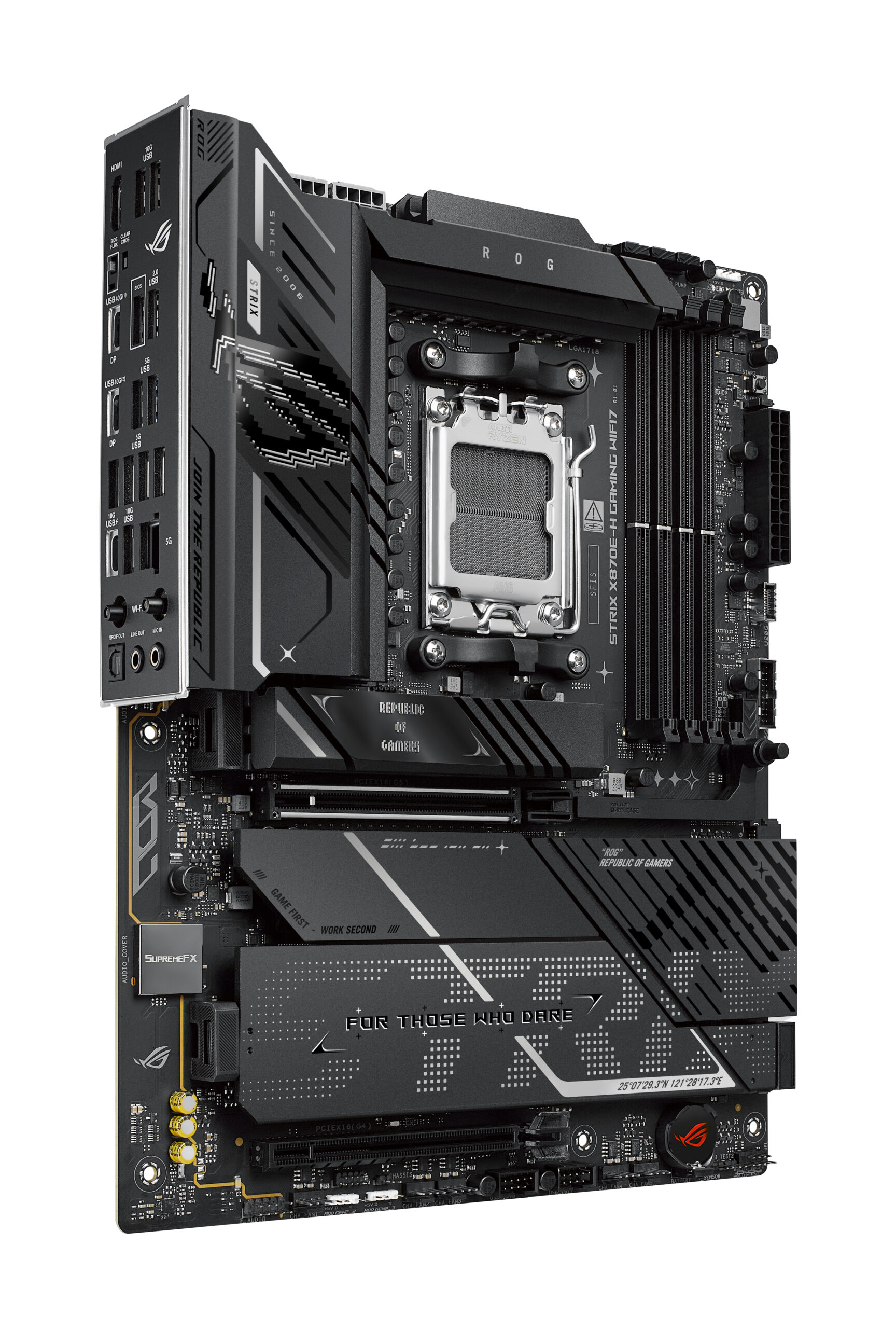 ASUS ROG STRIX X870E-H GAMING WIFI7 AMD X870E Socket AM5 ATX - Afbeelding 3